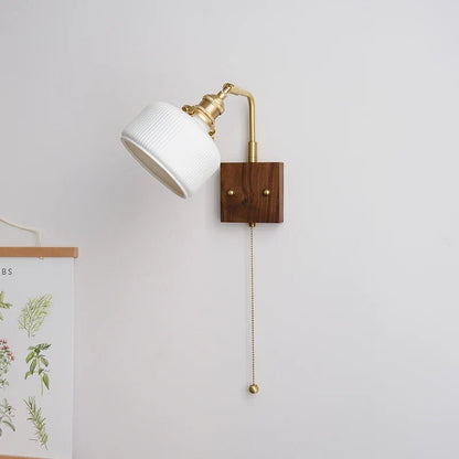 DecorBites™ Ceramic Copper LED Wall Lamps Bedroom Bathroom Mirror Light Fixtures