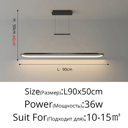 DecorBites™ LED Chandelier Pendant Light for Kitchen Bedroom Dining Living Room