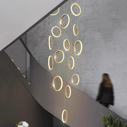 DecorBites™ LED Pendant Lights: Modern Minimalist Hanging Chandelier for Living & Dining Room