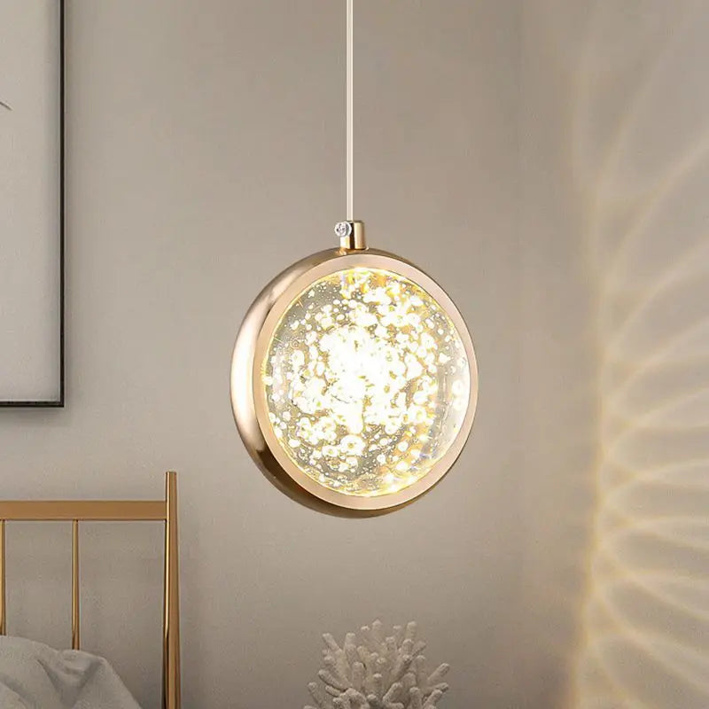 DecorBites™ Crystal Ball Chandelier - Luxury Pendant Light for Bedroom and Living Room