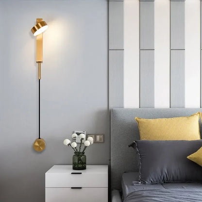 DecorBites™ Adjustable LED Wall Lamp Rotation Dimming Switch Indoor Sconce Lighting