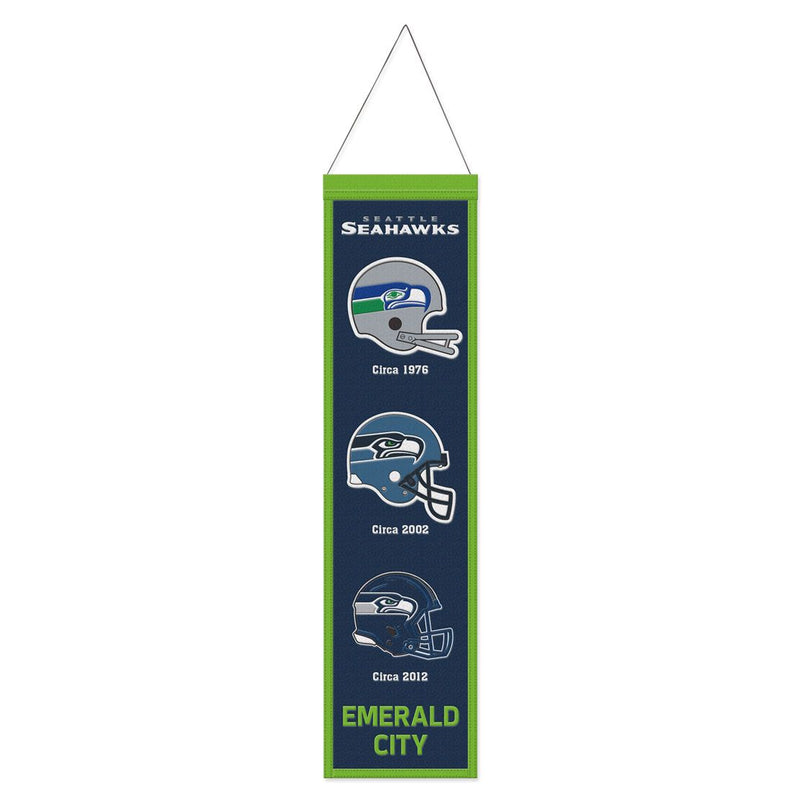 Seattle Seahawks 8" x 32" Wool Banner