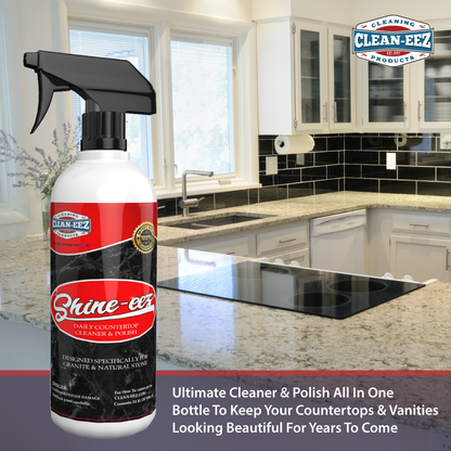 Granite Cleaner & Sealer Kit With Free Microfiber Cloth 24oz