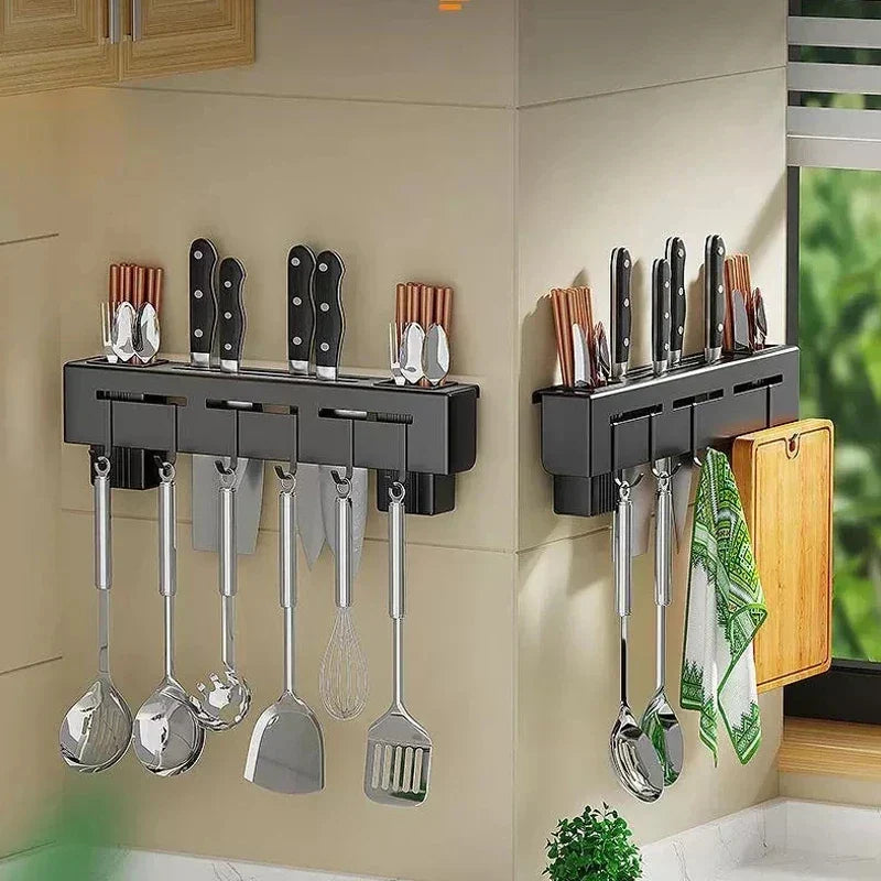 ™ Kitchen Storage Shelf Knife Chopstick Holder Multi-functional Organizer