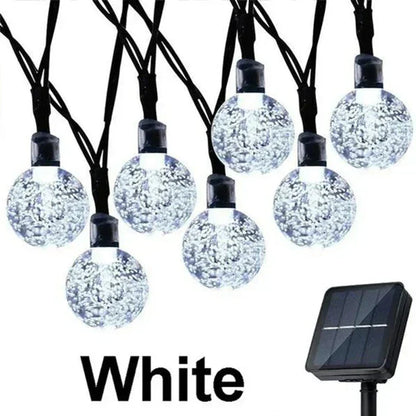 DecorBites™ Crystal Fairy Solar String Lights - 8 Modes Waterproof Outdoor Patio Decor