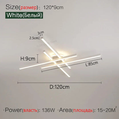 2023 DecorBites™ Nordic LED Ceiling Chandelier for Living, Dining, and Bedroom