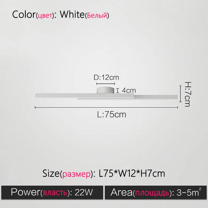 DecorBites™ 2023 Minimalist Nordic Ceiling Light for Living Room, Bedroom, Aisle & Balcony