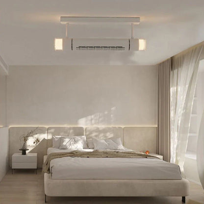 DecorBites™ Bladeless Ceiling Fan with Remote Control LED Light Fixture for Home Décor