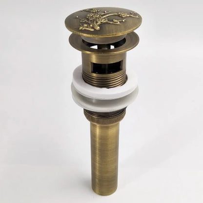 DecorBites™ Antique Brass Vessel Sink Drain - Bathroom Accessory