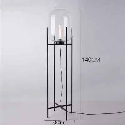 DecorBites™ Glass Ball LED Floor Lamp - Postmodern Scandinavian Design