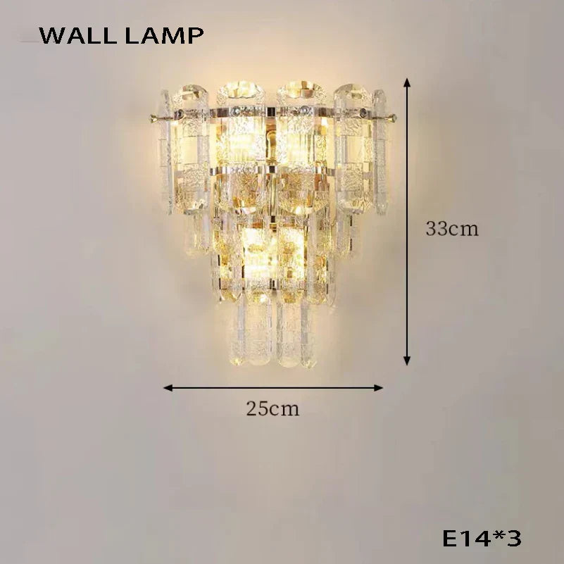 DecorBites™ Crystal Ceiling Chandelier, Nordic Luxury Double Lampara for Dining Table