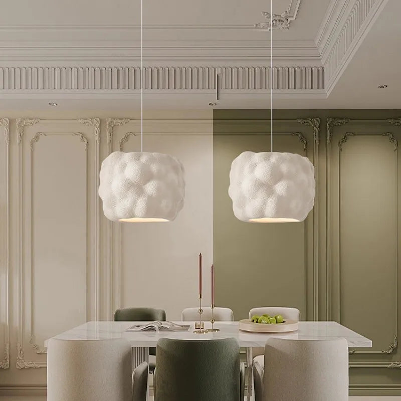 DecorBites™ Creamy Style Pendant Lights: Minimalist Nordic Design for Bedside, Restaurant, Bar