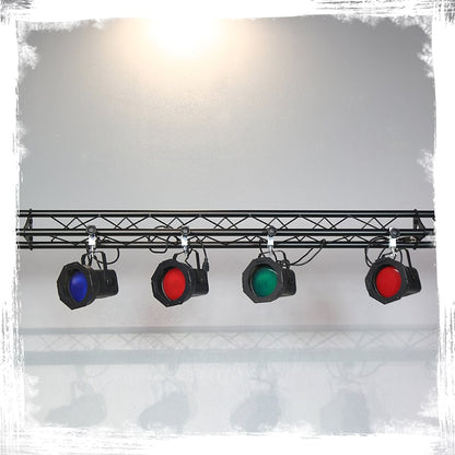3-PACK Stage Mount Triangle Truss Extension by GRIFFIN | 5Ft Trussing Sections for DJ Booth Lighting System Stand | Mount Light Cans & Sound Effects for Pro Audio Equipment Gear | Parties, Live Gigs