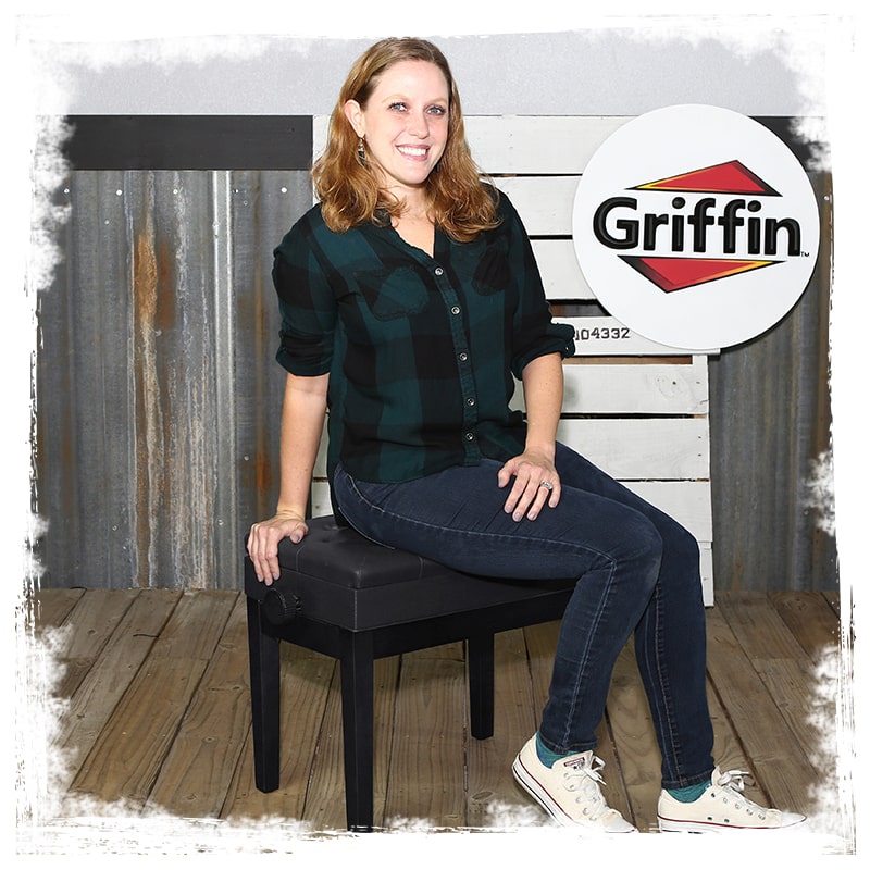 GRIFFIN Premium Antique Piano Bench | Adjustable Black Solid Wood Frame & PU Leather Padded Cushion | Vintage Ergonomic Musicians Keyboard Chair | Guitar Stool, Home Vanity Bench | Sheet Music Storage