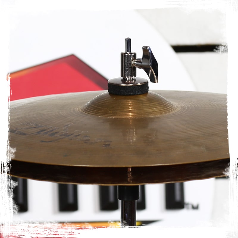 Deluxe Hi-Hat Stand by GRIFFIN | Hi Hat Cymbal Pedal With Pull Chain | HiHat Mount with Chrome Double Braced Hardware Accessory Set | Adjustable High Hat Holder Ideal for Mobile Percussion Drummers