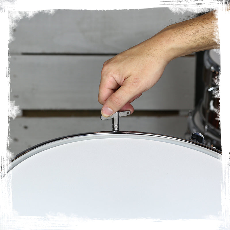 Piccolo Snare Drum 13" x 3.5" by GRIFFIN - 100% Poplar Shell with Oak Wood Finish & Coated Drum Head - Professional Marching Drummers Percussion
