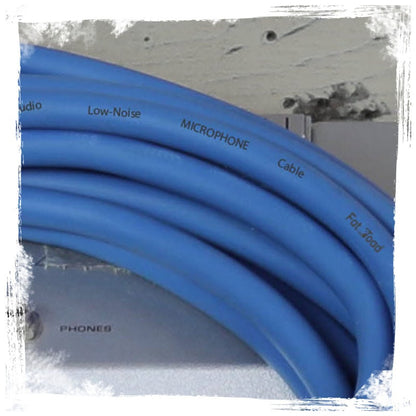 Speakon to 1/4" Male Cables (2 Pack) by FAT TOAD - 25 ft Professional Pro Audio Blue DJ Speaker PA Cord with Twist Lock Connector - 12 AWG Wire