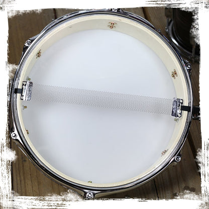Piccolo Snare Drum 13" x 3.5" by GRIFFIN | 100% Poplar Wood Shell with Zebra Wood Finish & Coated Drum Head | Professional Marching Drummers Percussion Instrument with Bright Tone & Brilliant Attack