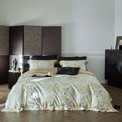 ™ Luxe 100s Egyptian Cotton Bedding Set: Sheet, Blanket, Cover, Pillowcase