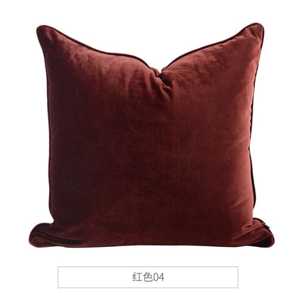 DecorBites™ Luxe Italy Velvet Pillowslip, High-Grade Cushion Case for Living Room Sofa