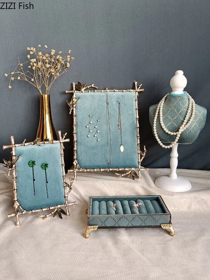 DecorBites™ Jewelry Display Shelf: Stylish Desktop Ornaments and Storage Rack
