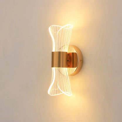 DecorBites™ Gold Nordic Acrylic LED Wall Lights for Bedroom Living Room Decoration