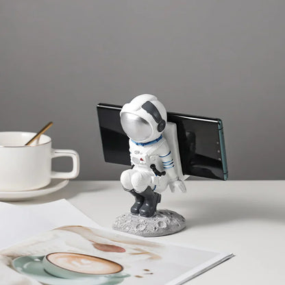 DecorBites™ Astronaut Resin Figurines: Modern Space Ornaments for Home Decor and Gift