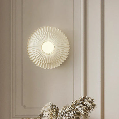 DecorBites™ French Cream Wind Wall Lamp - Pastoral Style Bedroom Sconce
