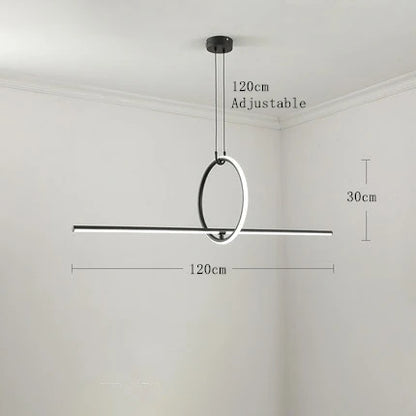 DecorBites™ LED Geometric Pendant Lights for Modern Living Room Decor
