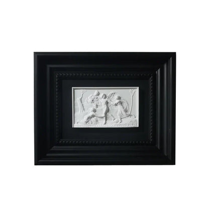 DecorBites™ Abstract Figure Relief Sculpture Decorative Painting Wall Decoration