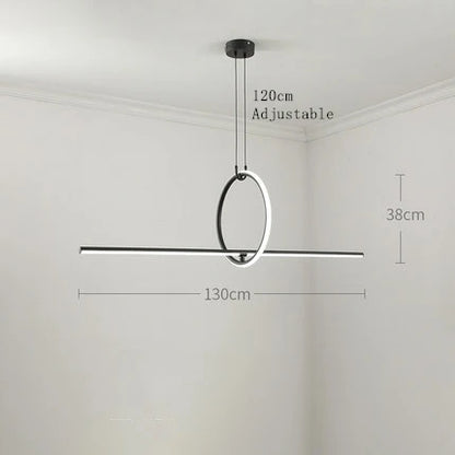 DecorBites™ LED Geometric Pendant Lights for Modern Living Room Decor