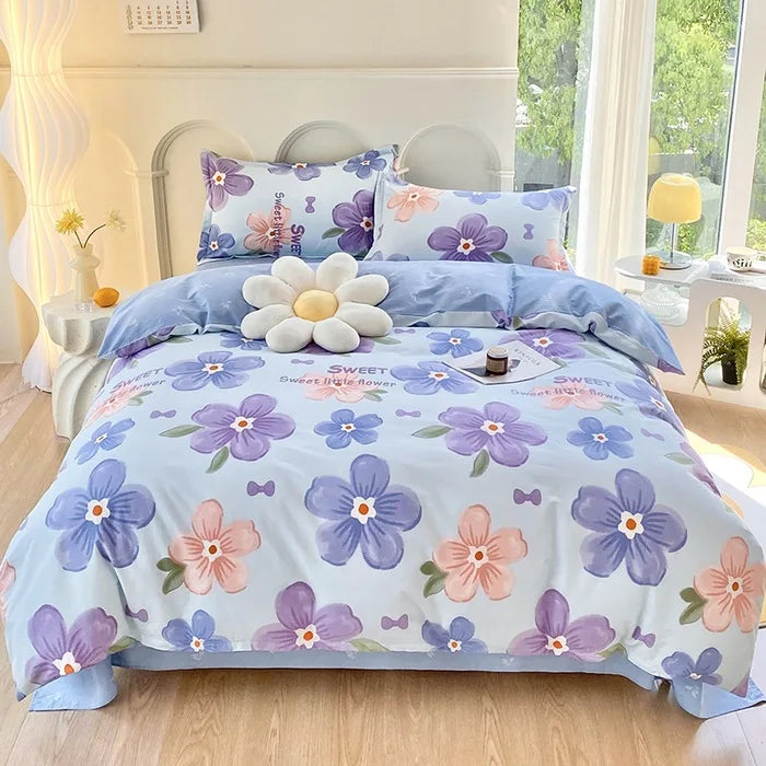 DecorBites™ Cotton Printed Bedding Set for Sweet Cozy Sleep