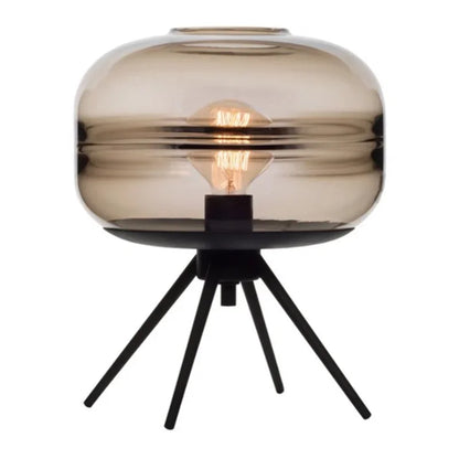 DecorBites™ Glass & Metal Nordic Sofa Desk Lamp for Postmodern Bedroom & Living Room