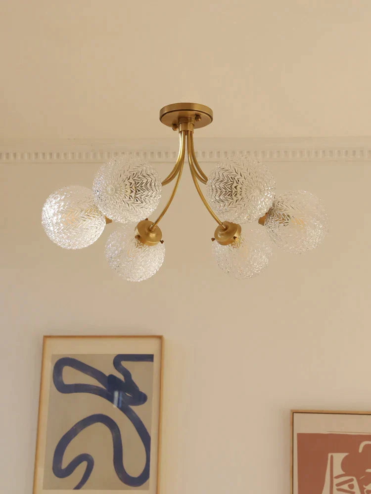DecorBites™ Glass Ball Ceiling Light: Modern Nordic Living Room Dining Room Bedroom Lamp