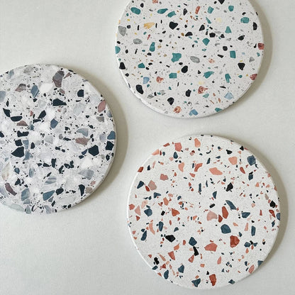 DecorBites™ Diatomite Coaster: Quick-drying & Non-slip Mug Mat for Table Decoration & Insulation