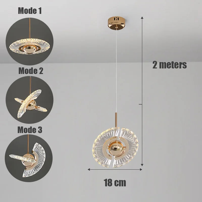 DecorBites™ LED Pendant Chandelier for Dining Room Restaurant Bar Art Decor Lamps