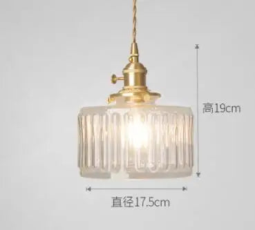 DecorBites™ Blue Glass Pendant Lights - Bedroom Dinning Living Room Fixtures