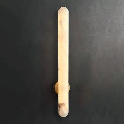 Selune Alabaster Column Wall Light