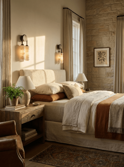 Calla Ribbed Alabaster Wall Sconce