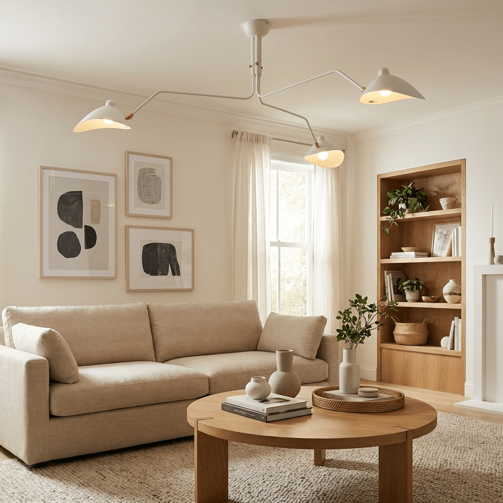 Serge Mouille Ceiling Light