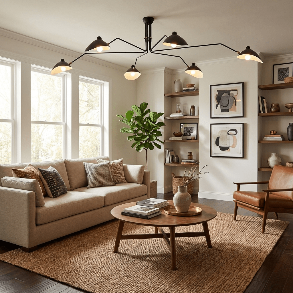 Serge Mouille Ceiling Light