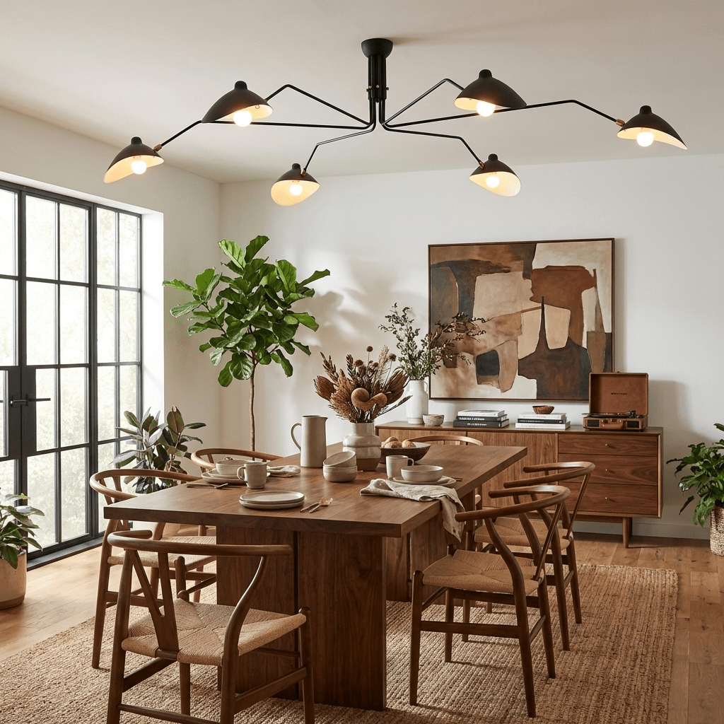 Serge Mouille Ceiling Light