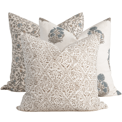 Willow Pillow Combination | Set of Three Pillow Covers