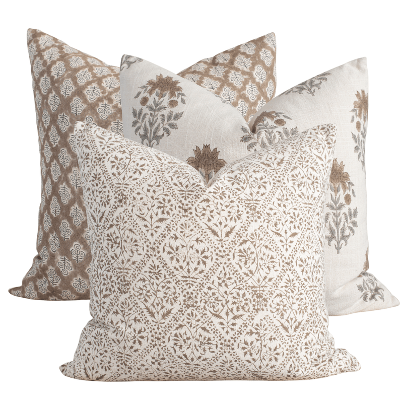 Lenox Pillow Combination | Set of Three Pillow Covers