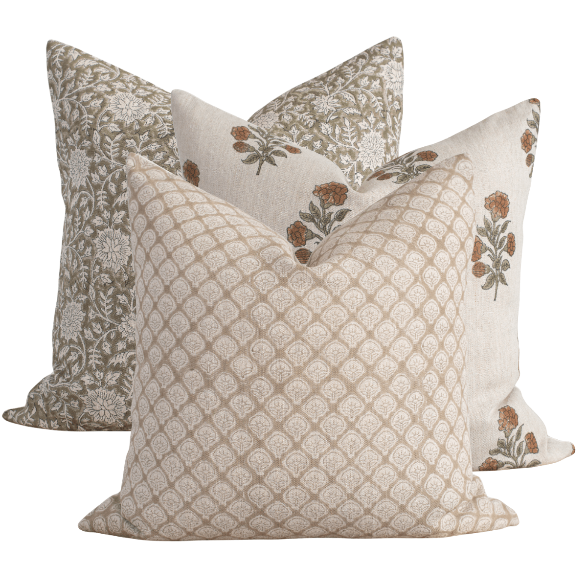 Needham Pillow Combination | Set of Three Pillow Covers