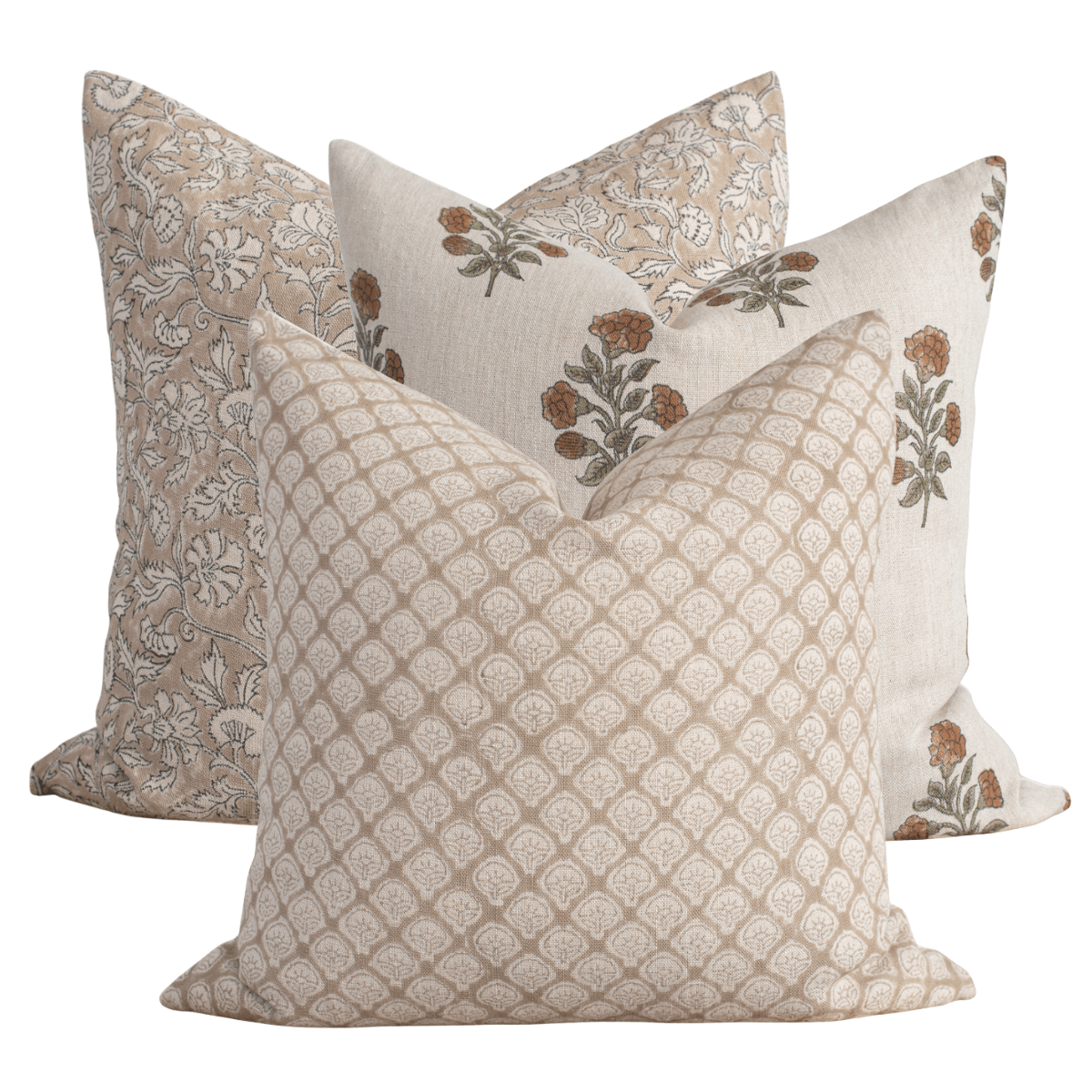 Belmont Pillow Combination | Set of Three Pillow Covers