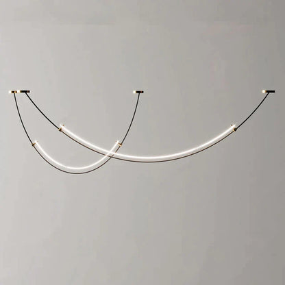 DecorBites™ Designer Arc Line Restaurant Lighting Chandelier