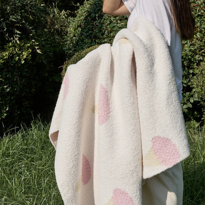 DecorBites™ Kawaii Ice Cream Jacquard Blanket