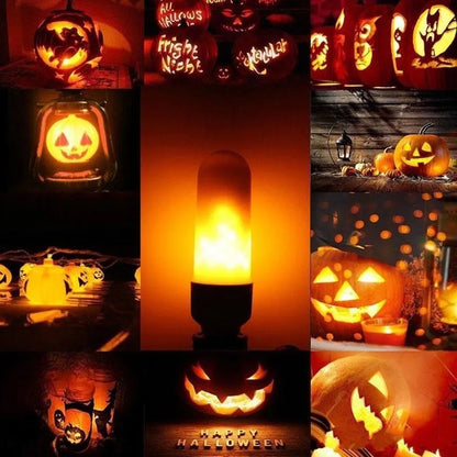 DecorBites™ LED Flame Light Bulb 4 Modes Party Flame Effect Light for KTV Festival Garden Decor
