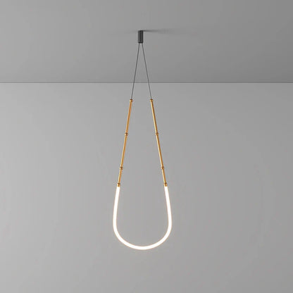 DecorBites™ Art Deco Gold Black LED Designer Pendant Light for Dinning Room